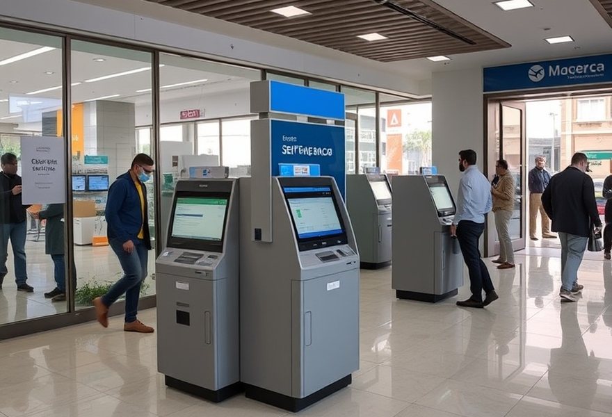 Después — Terminal nuevo instalado y operando de forma continua.